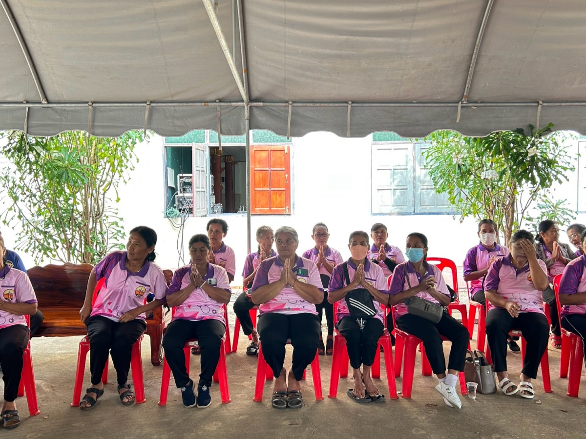 โครงการส่งเสริมด้านการบริการสุขภาพเคลื่อนที่ แบบบูรณาการเพื่อประชาชนในเขตพื้นที่ตำบลดอน บ้านส่อง ม.6 ต.ดอน ปี2568