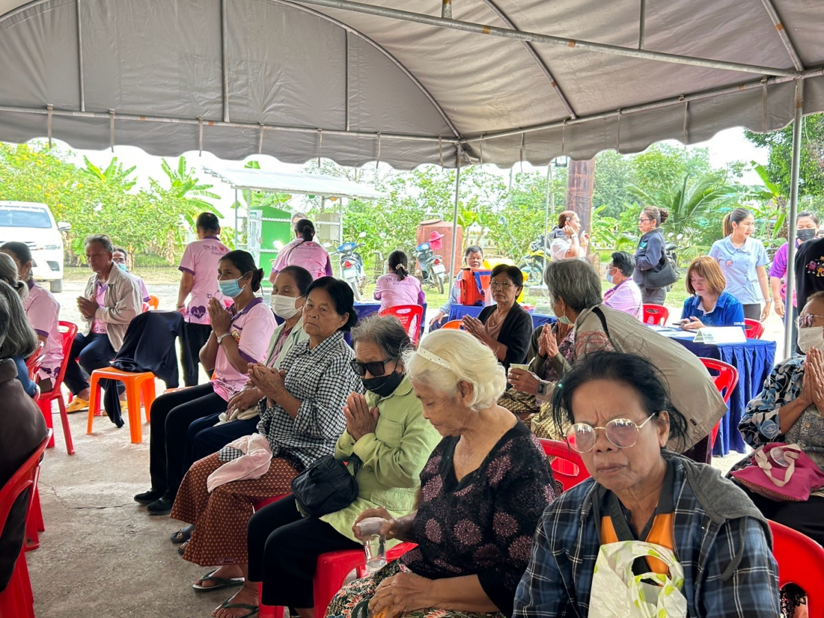 โครงการส่งเสริมด้านการบริการสุขภาพเคลื่อนที่ แบบบูรณาการเพื่อประชาชนในเขตพื้นที่ตำบลดอน บ้านส่อง ม.6 ต.ดอน ปี2568